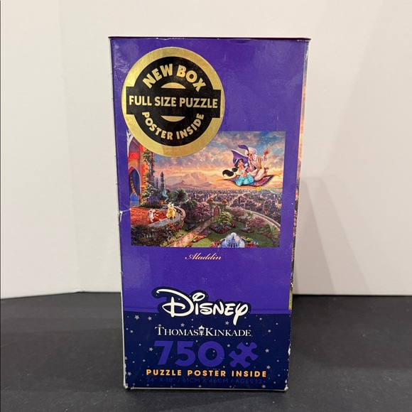 CEACO Thomas Kinkade Jigsaw Puzzle Disney Aladdin Jasmine 750 Pieces - Picture 1 of 4